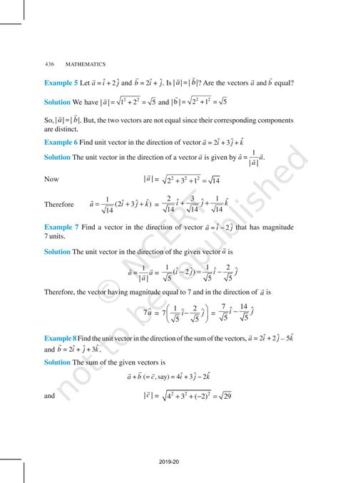 Vector Algebra - NCERT Book of Class 12 Mathematics Part II
