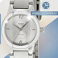 Casio Enticer Ladies Analog White Dial Women's Watch - LTP-1230D-7CDF ...