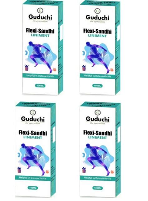 Guduchi-the ayurvedism Flexi Sandhi Linement (Roll on) -50Ml | 4x50ml ...