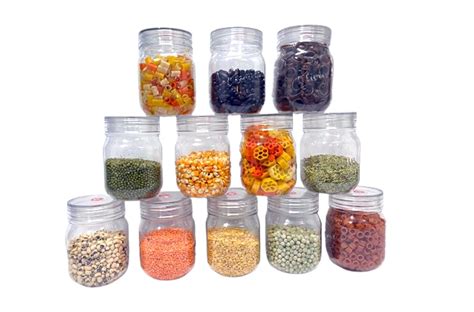 Buy Stackable Container Set | Plastic Jar with Air Tight Lid | Plastic ...