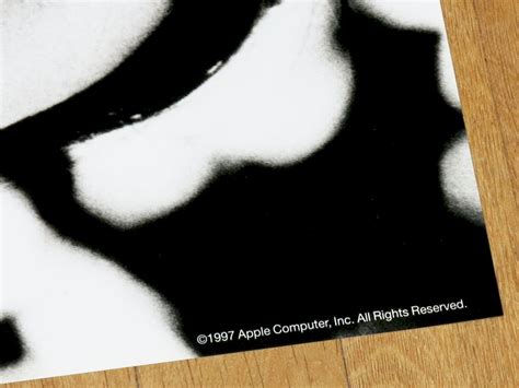 APPLE THINK DIFFERENT POSTER - JOAN BAEZ / 36 x 24 by STEVE JOBS 91 cm ...