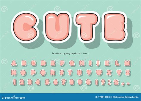 Cute Bubble Letters A Z
