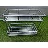 Buy 12FOR COLLECTION Stainless Steel 2 Tier Countertop Kitchen Rack ...