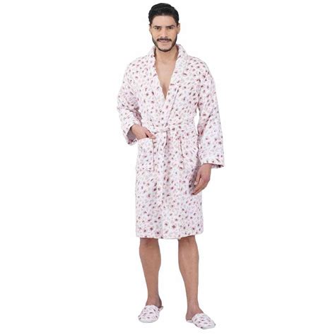Leopard 500 GSM Premium Cotton Bathrobe for Men – Rangoli