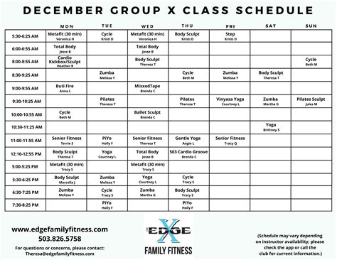 Edge Family Fitness | Group Fitness