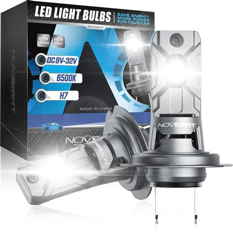 NOVSIGHT H7 LED Headlight Bulb - 12000LM, India | Ubuy