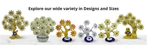 Buy Reiki Crystal Products Evil Eye Tree | Pot Evil Eye Tree Feng Shui ...