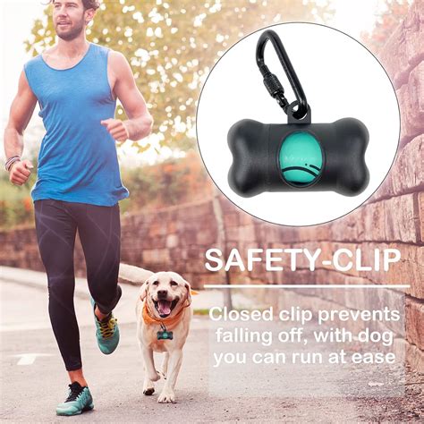 Buy Dog Poop Pickup Bags Holder Dispenser with Standard-Sized Leak ...