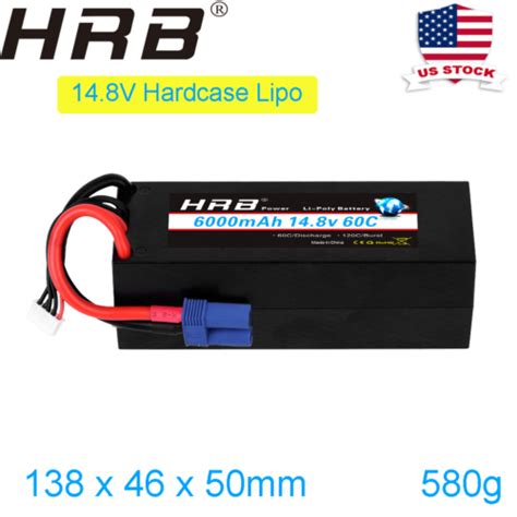 HRB 4S Hardcase LiPo Battery 6000mAh 60C 14.8V EC5 India | Ubuy