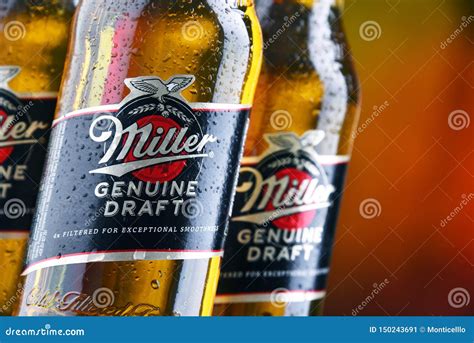 Bottles of Miller Genuine Draft Beer Editorial Photo - Image of draft ...