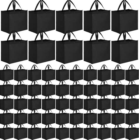 Amazon.com: Zhehao 60 Pcs Reusable Grocery Bags Bulk Large Foldable ...