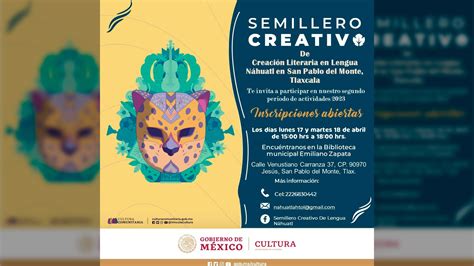 Semillero Creativo de Lengua Nahuatl en San Pablo del Monte