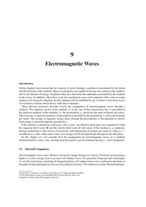 Introduction to Vibrations and Waves 3 by Pain - Computer Science - Studocu