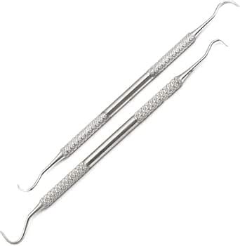 2 PCS Dental Scaler JACQUETTE & Sickle Anterior POSTERIOR PERIODONTAL ...