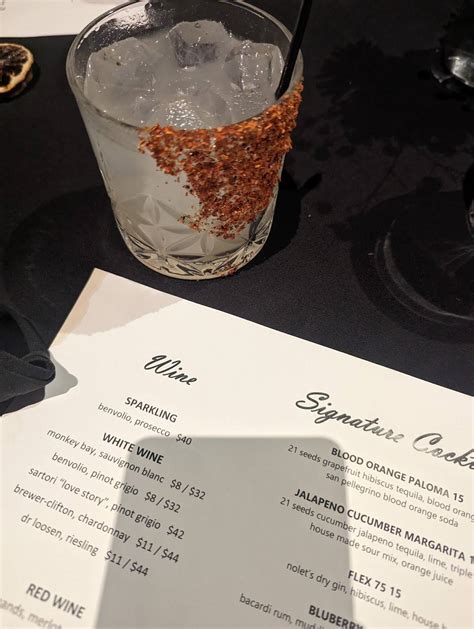 Menu at Artisan's Table restaurant, Orlando