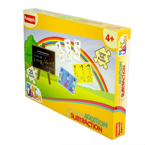 Funskool Play & Learn – Addition & Subtraction Puzzle – Mamadada | Kids ...