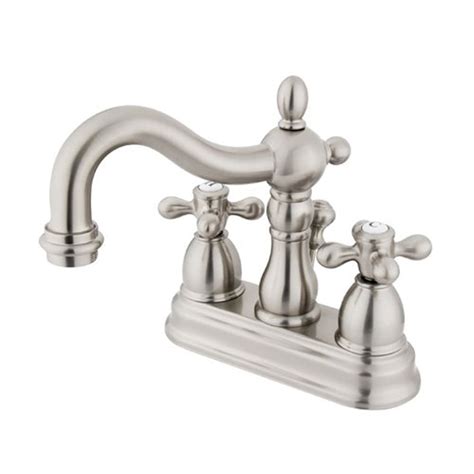 Elements of Design New Orleans Satin Nickel 2-Handle 4-in Centerset ...