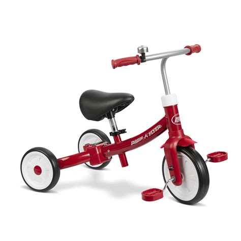 Amazon.com: Radio Flyer Triple Play Trike, Toddler Tricycle, Balance ...