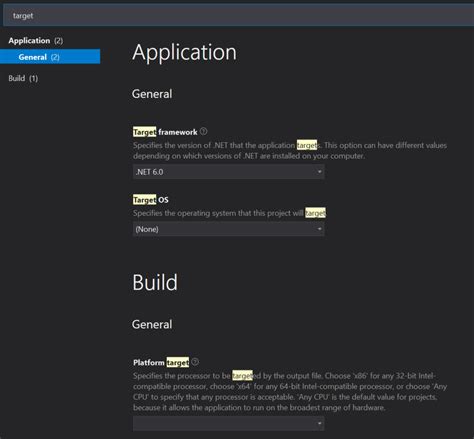 Image result for Project Properties Visual Studio