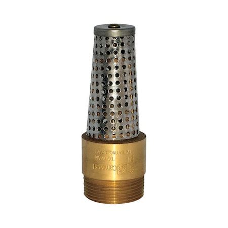 Tool 1 in. FPT x 1.25 in. MPT Brass Spring Foot Valve TO3325761 | Zoro