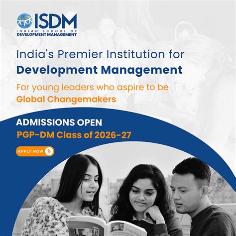 Post Graduate Program in Development Management - ISDM