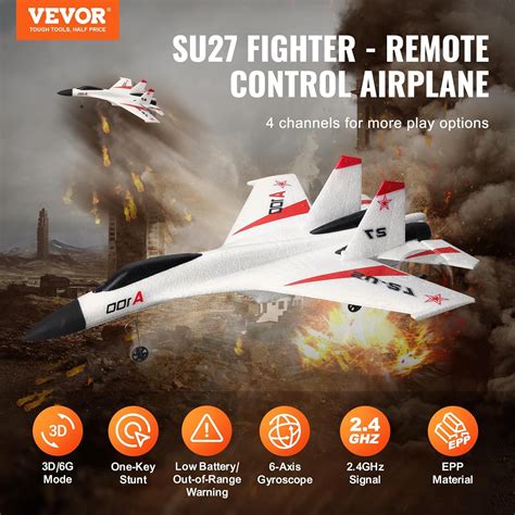 VEVOR RC Plane, 2.4GHZ 4 Channel RC Airplane with India | Ubuy