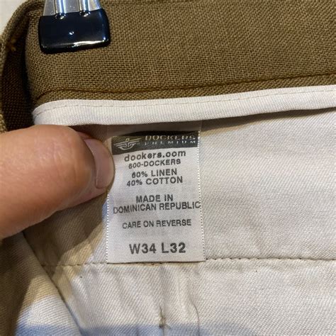 【極美品⭕️】'03 DOCKERS 34.5 × 31.5 リネンコットンスラックス‼️ | zuccaro
