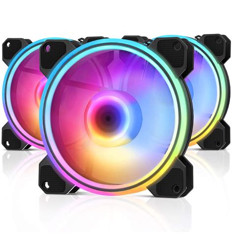 Buy Case Fan 3 Pack Magic Moon Series, High Performance Cooling PC Fans ...