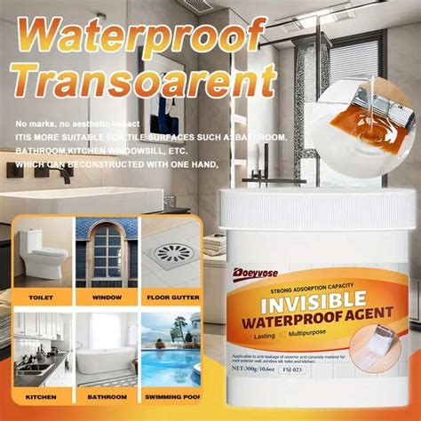 Doeyvose Super Strong Invisible Waterproof Sealant, Suitable For ...