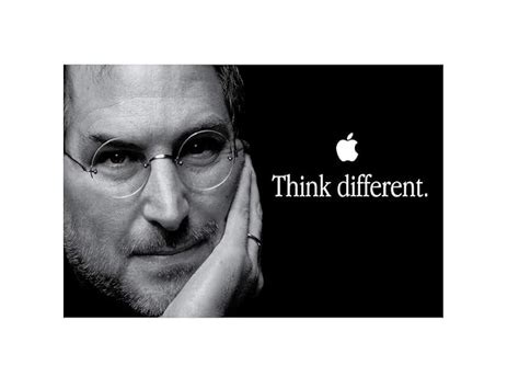 SIGN EVER Think Different Inspirational Quotes Steve Jobs Wall Posters ...