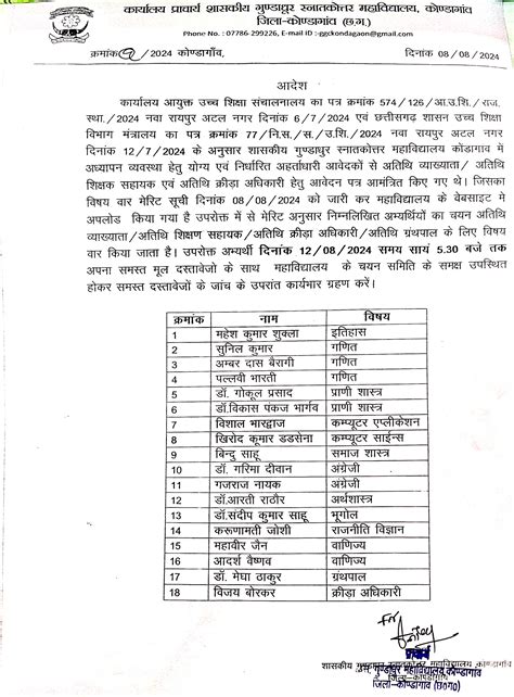 Govt. College Kondagaon | Government Gundadhur College, Kondagaon