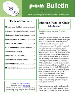 Fillable Online Message from the Chair - online donation form Fax Email ...