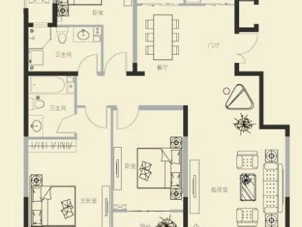 80平方米的房子平面布局图-80平米房子的平面设计图 _汇潮装饰网