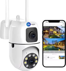 Maizic Smarthome Supercam Mini Dual Lens/Screen 2in1 PTZ+Bullet 5+5MP ...