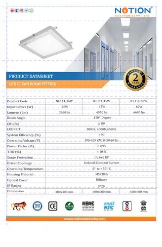 LED Lights - LED CLEAN ROOM LIGHT Manufacturer from Ahmedabad