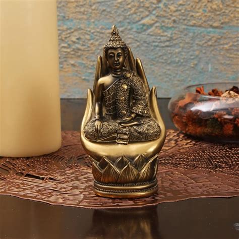 Buy Sitting Buddha Figurine from Home Centre at just INR 399.0