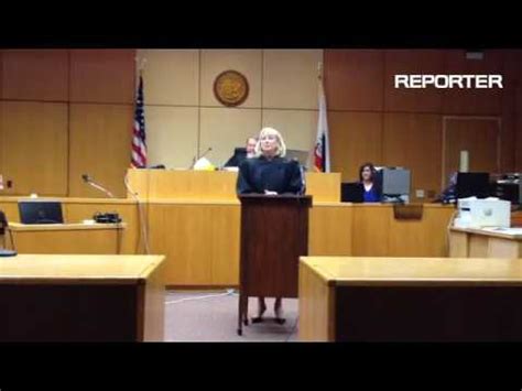 Solano County Superior Court Judge, Christine A. Carringer delivers her ...