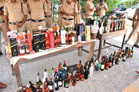 Telangana excise department seizes 1032 liters of NDPL worth Rs 16.24L