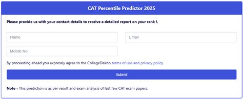 CAT Percentile Predictor 2025: Predict Your CAT 2025 Score Here