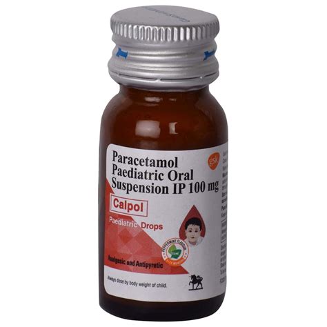 Calpol 100mg Peppermint Flavour - Bottle of 15ml Paediatric Drops ...