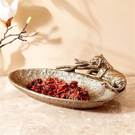 Buy Eternity Vivere Metal Tiger Decorative Platter from Home Centre at ...