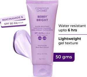 Conscious Chemist Sunscreen - SPF 50 PA++++ Niacinamide Sunscreen SPF ...