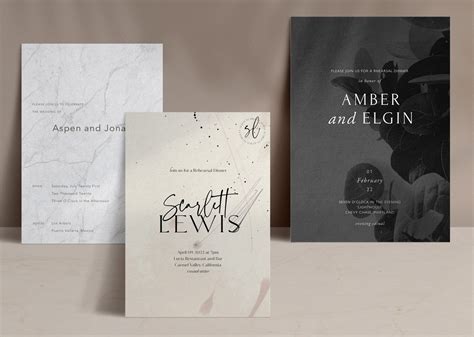 Find the Best Modern Wedding Invitations at Bliss & Bone