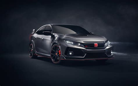 🔥 Download Honda Civic Type R Black Car New HD Wallpaper by ...
