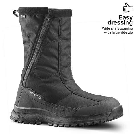 Hiking Boots for Men - Warm Waterproof Snow SH100 Zip | DECATHLON QUECHUA