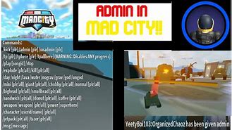 Image result for Username Mad City Admin