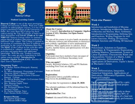 Hansraj College, University of Delhi