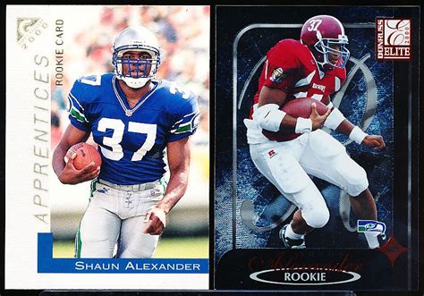 Lot Detail - 2000 Shawn Alexander Rookie Cards- 23 Diff.