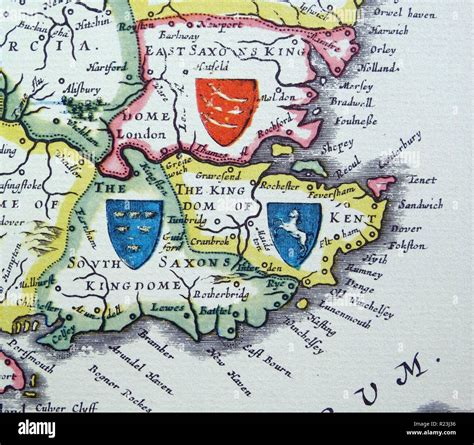 Anglo saxon map hi-res stock photography and images - Alamy
