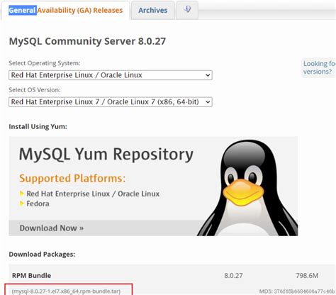 Yum Install MySQL 的图像结果